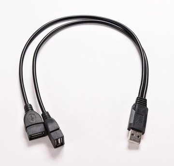 HUB USB РАЗВЕТВИТЕЛЬ ДВОЙНОЙ USB РАЗВЕТВИТЕЛЬ 2xUSB