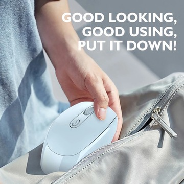 Перезаряжаемая беспроводная мышь 5.2 Bluetooth 2.4G Оптическая бесшумная мышь