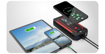 ПУСКОВОЕ УСТРОЙСТВО ДЛЯ АВТОМОБИЛЯ 2500A JUMP STARTER POWERBANK