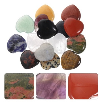 15шт Камень Сердца Натуральный Камень Сердца