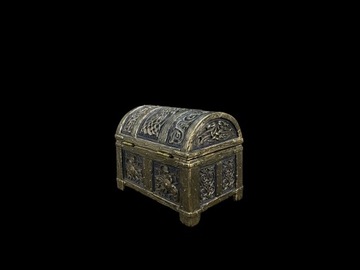 НОРДИЧЕСКИЙ СУНДУК ДЛЯ КАРТ БРЕНД VERONESE WU77832A4 СКУЛЬПТУРА БРОНЗА