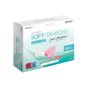 MAŁE TAMPONY Z CHŁONNEJ GĄBKI SOFT-TAMPONS MINI