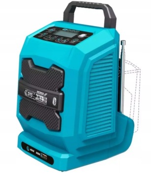 Радиоприемник DEDRA SAS+ DED7005 Bluetooth USB 2AH