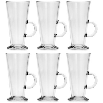 Komplet szklanki do kawy latte COLOMBIAN 260 ml