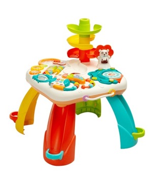 РАЗВИВАЮЩИЙ СТОЛ ИНТЕРАКТИВНЫЙ СТОЛИК TOYZ С ИГРУШКАМИ ПОГРЕМКИ МУЗЫКА