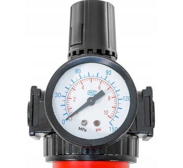 РАЗДЕЛИТЕЛЬ ФИЛЬТРА ВОЗДУШНОГО РЕДУКТОРА ДЛЯ КОМПРЕССОРА РЕЗЬБА 1/2, РЕГУЛЯТОР 10 БАР