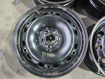 4× DISK OCELOVÝ VOLKSWAGEN OE 6.0" X 15" 5X100 ET 48