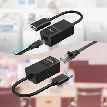 RJ45 витая пара USB-удлинитель 60 м Unitek