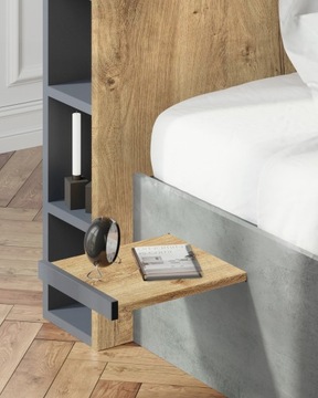 Декоративный шпон для мебели, столешницы, имитирующий БЕТОН, цвет серый, ширина 90