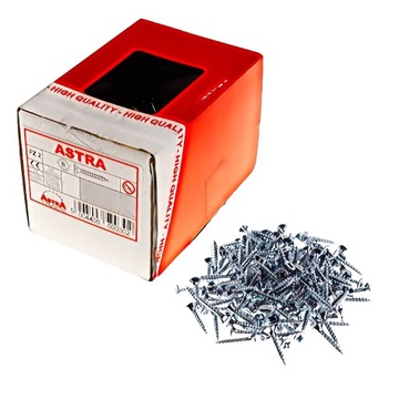 Wkręty do drewna ASTRA białe 4x20 mm 100 szt