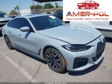 BMW Seria 4 G22-23-26 2022 BMW Seria 4 430I GRAN COUPE, 2022 2.0 Benzyna 248KM