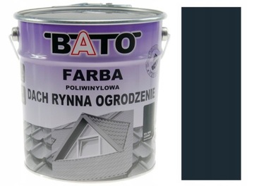 FARBA NA DACH OCYNK ALUMINIUM BLACHĘ BATO ANTRACYT RAL 7016 10L