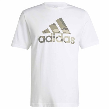 ADIDAS CAMO IN6472 T-SHIRT MĘSKA KOSZULKA BAWEŁNIANA BIAŁA