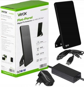 МОЩНАЯ ВНУТРЕННЯЯ ТЕЛЕВИЗИОННАЯ АНТЕННА DVB-T2 ACTIVE 4K