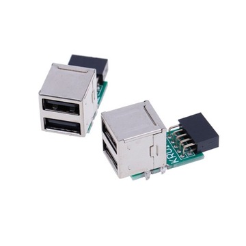 Внутренняя материнская плата, 1 шт., 9-контактная, 2-портовая USB 2,0 A