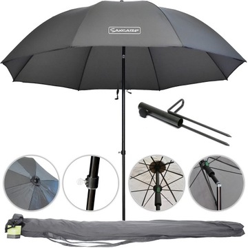 PARASOL WĘDKARSKI WODOSZCZELNY 220cm WBIJAK !!!!
