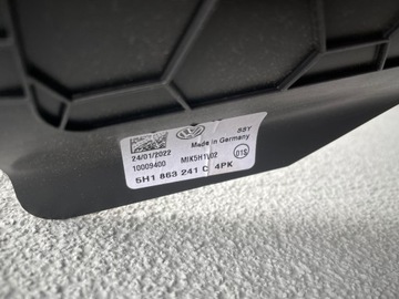 VW GOLF 8 VIII ЦЕНТРАЛЬНЫЙ ТУННЕЛЬ ПОДЛОКОТНИК 5H1863241C