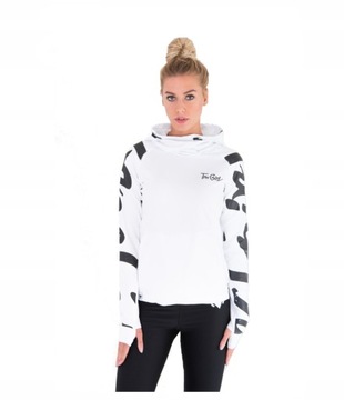 TREC WEAR BLUZA HOODIE TRECGIRL 041 WHITE BLACK