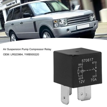 Реле компрессора насоса пневмоподвески 12W 70A 2F