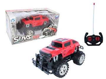 OUTLET JEEP RC ZDALNIE STEROWANY SKALA 1:18 CZERWONY