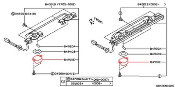 SUBARU FORESTER POKLOP LAMPY OSVĚTLENÍ TABULKY