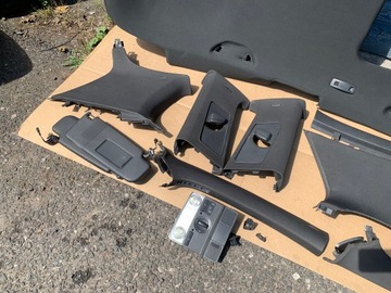 ОТДЕЛКА ПОТОЛКА ЧЕРНАЯ VW GOLF V 5 GTI R32 КОМПЛЕКТ 3D ЛЮКА НА КРЫШЕ NICE