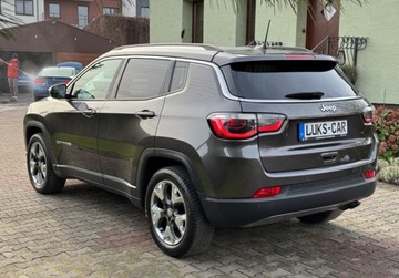 Jeep Compass II SUV 1.4 MultiAir 140KM 2018 Jeep Compass 1,4 T 140KM Key-less ACC FULL LED Skora Bezwypadkowy Serwis, zdjęcie 2