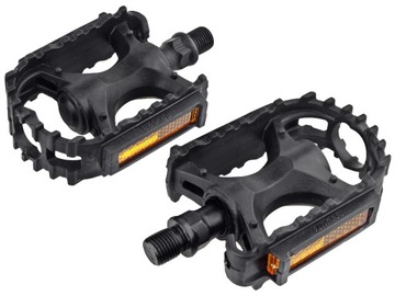Pedały rowerowe dziecięce PCV czarne 1/2''