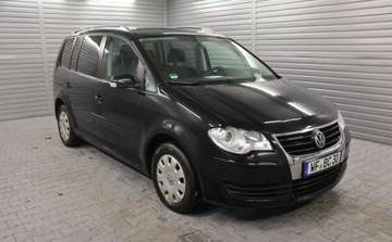 Volkswagen Touran I 1.4 TSI 140KM 2008 Volkswagen Touran 7-Osobowy, Grzane Fotele, Tempomat, Czujniki, Wielofunkc, zdjęcie 1