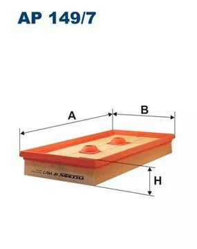 FILTRON FILTR VZDUCHU AP149/7 AUDI A3 1.6 FSI