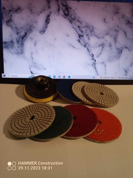 набор для полировки мраморного конгломерата