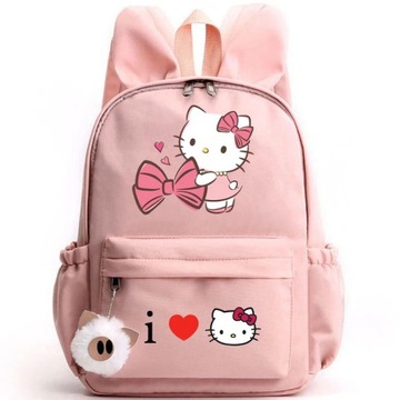 NOWE PLECAK SZKOLNY hello kitty A4 DUŻY WZORY wysoka jakość