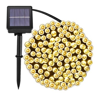НАРУЖНЫЕ РОЖДЕСТВЕНСКИЕ ОГНИ СОЛНЕЧНЫЕ GIRLAND 100 LED SOLAR