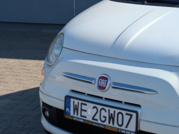 Fiat 500 II Hatchback 3d 1.2 69KM 2009 Fiat 500 Klima Alu Tempomat Serwis Gwarancja 1.2 Benzyna 69KM, zdjęcie 7