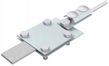 Złącze odgromowe kontrolne do 40mm ocynk AH Hardt AH03031