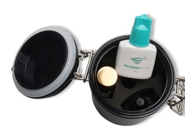 Герметичный контейнер для хранения клея для наращивания ресниц PINK.