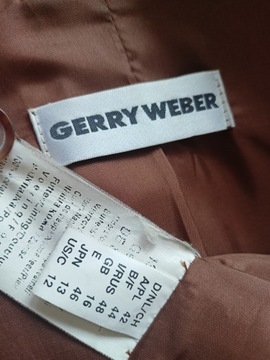 Gerry Weber miękka skórzana kurtka marynarka 42/44