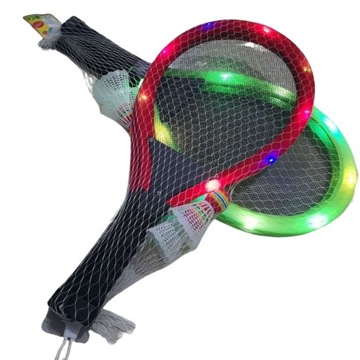 РАКЕТКИ BABINGTON С РАЗНЫМИ ТЕННИСНЫМИ РАКЕТКАМИ СВЕТЯЩИМСЯ СВЕТОДИОДОМ + РАЗНЫЕ