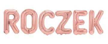 BALONY NA ROCZEK BALON FOLIOWY 'ROCZEK', RÓŻOWY
