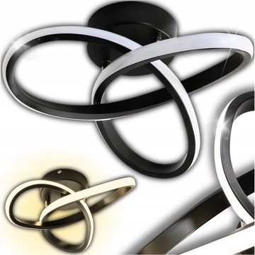 LAMPA SUFITOWA PLAFON WSTĘGA LED 28W DO POKOJU DO SUFITU 3 BARWY MODERN LOF