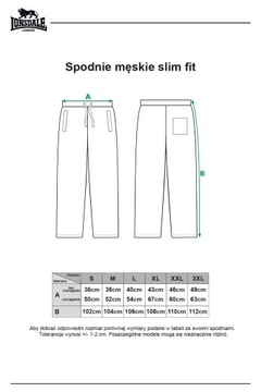 Dres Męski Komplet Slim Fit "The Gentlemen" LITTLESTONE XXL