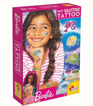 Barbie Brokatowe tatuaże - Lisciani