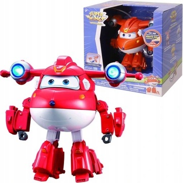 SUPER WINGS TRANSFORMUJĄCY ROBOT DŻETEK DŹWIĘK
