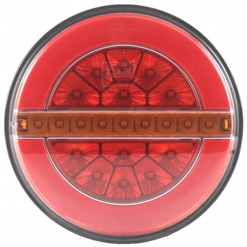 Lampa PRAWA tylna LED Przyczepa Laweta 12/24V