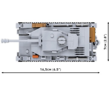 COBI 2714 БЛОКИ НЕМЕЦКОГО ТАНК PANZER IV AUSF.G