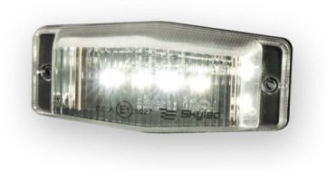 DOUBLE BURNER OBRYS SKYLED 24V (BIAŁE ŚWIATŁO/PRZEZROCZYSTY KLOSZ) 8 LED