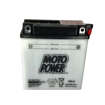 Motocyklowy akumulator 5Ah CB5L-B MOTOPOWER