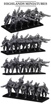 Батальон Санленд — Миниатюры Хайленда — 3D-печать