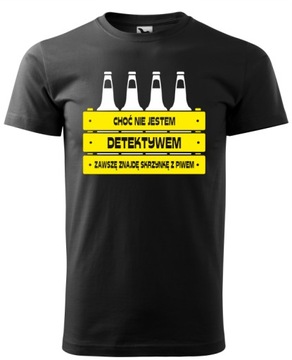 Śmieszna KOSZULKA PIWO CYTATY PREZENT Roz. S - 3XL