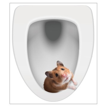 НАКЛЕЙКА НА ТУАЛЕТ 3D МЫШЬ НАКЛЕЙКА НА КРЫШКУ УНИТАЗА НАКЛЕЙКА НА ТУАЛЕТ